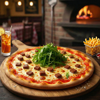 Dana Kavurmalı Pizza Menü görseli