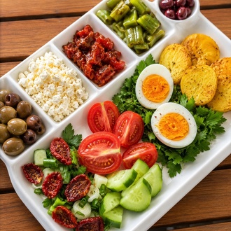Kahvaltı. Tabağı görseli