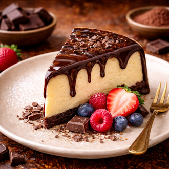 San Sebastian Cheesecake Çikolatalı görseli