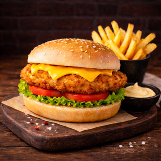 Chicken Texas Burger Menü 2 görseli
