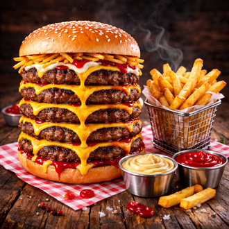 Fıve Floors Texas Burger Menü 2 görseli