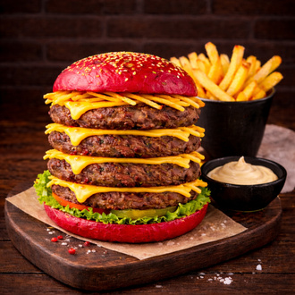 Red Two Doubles Barbecue Burger Menü 2 görseli