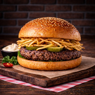 Klasik Burger (Patatessiz) görseli