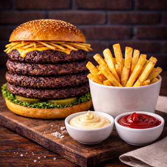 Two Doubles Trüflü Burger Menü2 görseli