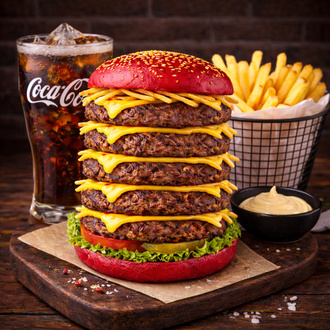Red Five Floors Texas Burger Menü görseli