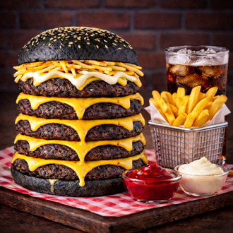 Black Five Floors Demi Glace Burger Menü görseli