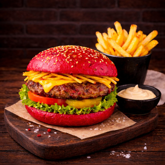 Red Café De Paris Burger Menü 2 görseli