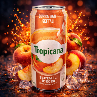 Tropicana Şeftali Meyve Suyu görseli