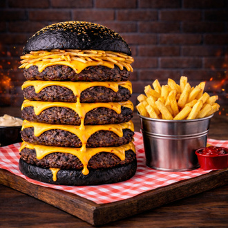 Black Fıve Floors Cheese & Bacon Burger Menü 2 görseli