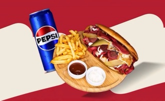 Kumru İzmir + Patates Cips + Cola görseli