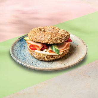 Hindi Fümeli Bagel Sandviç görseli