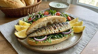 Ekmek Araası Izgara Uskumru görseli