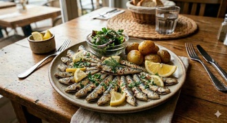 Hamsi (1.5 Kg) & Salata & Ekmek görseli
