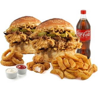 Very Cheesy Chicken Xl Menü görseli