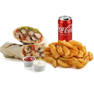 Izgara Tavuk Wrap Menü görseli