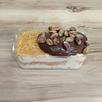Minik Antepli Nutella Soslu Tel Kadayıf Mag Muhallebi görseli