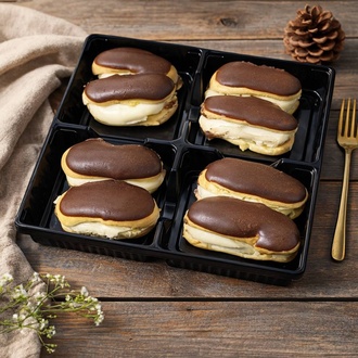 Beyaz Kremalı Küçük Ekler (8 Adet) görseli