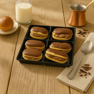 Kakao Kremalı Küçük Ekler (8 Adet) görseli