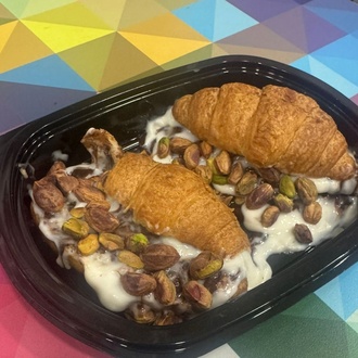 İkili Çok Minik Nutella Sos Özel Kremalı Antep Fıstıklı Krohasan görseli