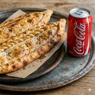 2 Kıymalı Kır Pidesi + Coca Cola görseli