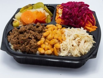 Şefin Menüsü Pilav Üstü Ciger -Kurufasulye-tavuk Salata Ve Turşu görseli