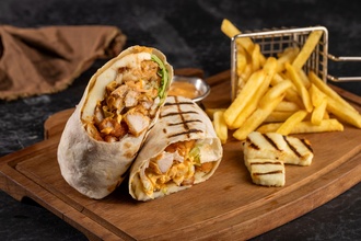 Peri Peri Soslu Hellimli Wrap Menü görseli