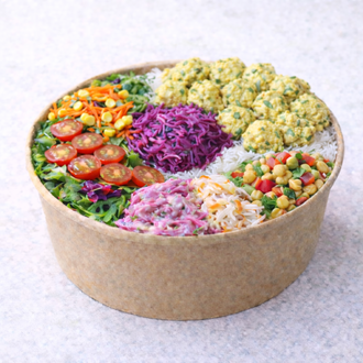 Köri Soslu Kremalı Tavuk Bowl görseli
