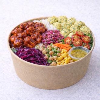 Barbekü Soslu Kremalı Tavuk Bowl görseli