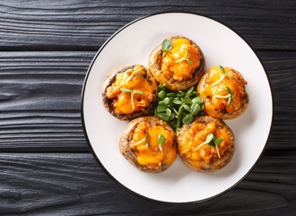 Cheddar Peynirli Izgara Mantar görseli