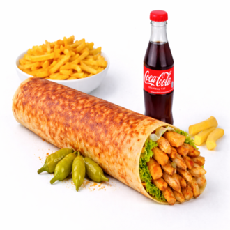 Hatay Usulü Soslu Zurna Tavuk Döner Dürüm (40 Cm) Menü görseli
