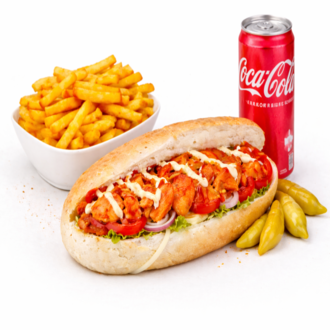 Yarım Ekmek Arası Tavuk Döner Menü görseli