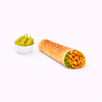 Hatay Usulü Soslu Tavuk Döner Dürüm (120 G) görseli
