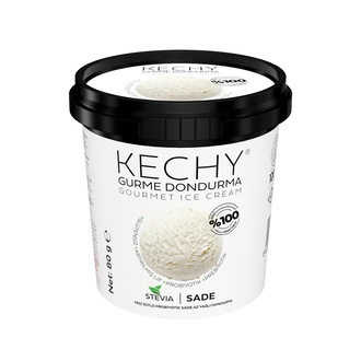 Ketchy Stevia Gurme Dondurma Sade 80 Gr görseli