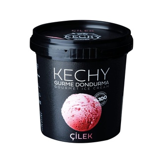 Kechy Gurme Dondurma Çilekli (80 Gr.) görseli