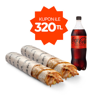 Coca- Cola 2'Li Midi Dürüm Menü görseli