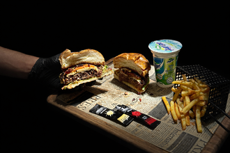 Paydos Burger Menü (Chipotle Sos) (Ayran) görseli