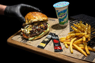 Paydos Burger Menü (Jalapeno - Cheddar) (Ayran) görseli
