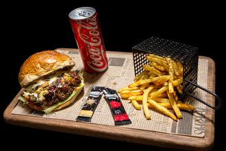 Paydos Burger Menü (Jalapeno - Cheddar) (Coca-cola) görseli