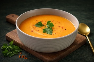 Özel Terbiyeli Mercimek Çorbası görseli