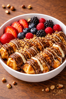 Klasik İki Kalp Waffle+bardak Limonata görseli