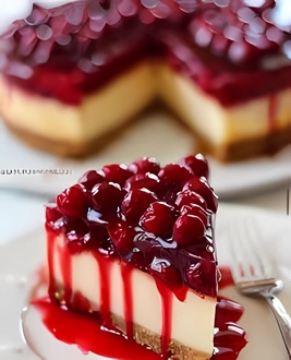 Vişneli Cheesecake görseli