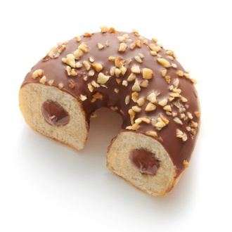 Çikolatlı Fındıklı Donut görseli