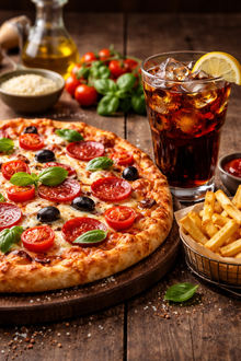 2 Adet Orta Boy Pizza , 1 Lt İçicek görseli