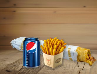 Klasik Tavuk Döner Pepsi Menü görseli