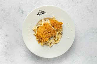 Fettucini Schnitzel Menü görseli