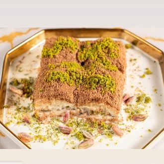 Çikolatalı Fıstıklı Soğuk Baklava görseli