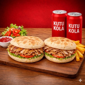 2'Li Arif Bazlama Tavuk Döner Menü görseli