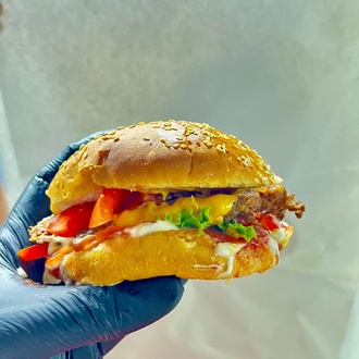 Karamelize Soğan Burger Menü görseli