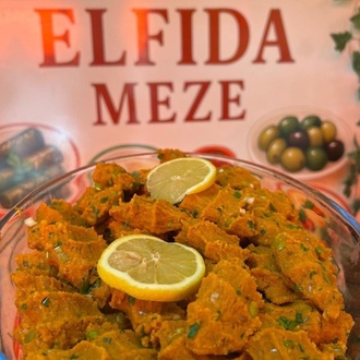 Elfida'nın Mercimek Köftesi Menüsü görseli
