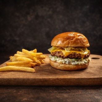 Salatalı Tavuk Burger görseli